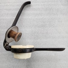 Vintage Cast Iron & Ceramic