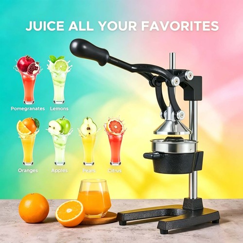 Manual cast iron citrus juicer - manual,