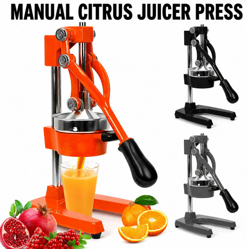 Manual cast iron citrus juicer - cast,